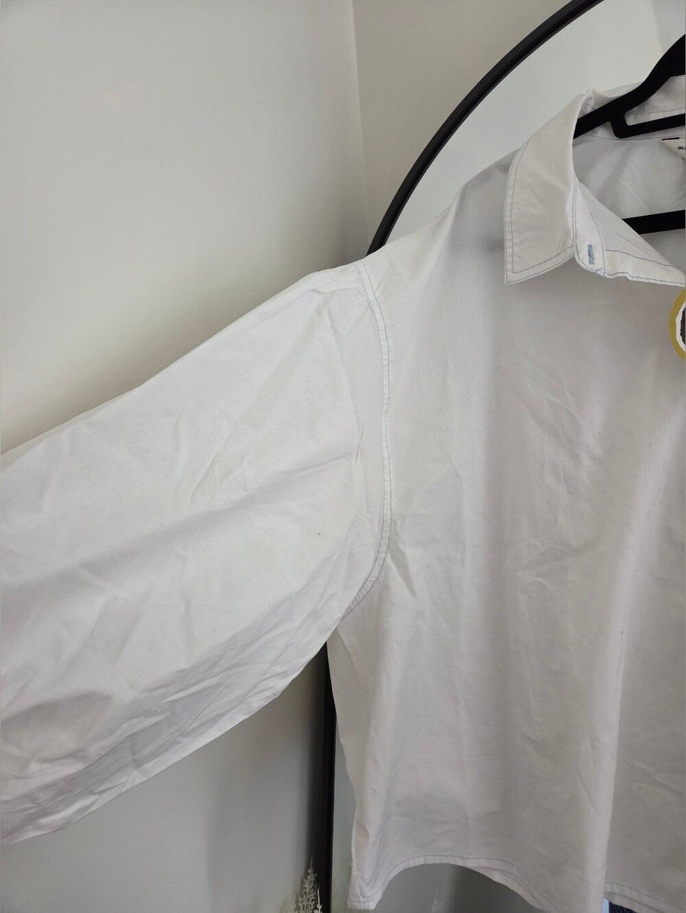 NWT Old Navy Christopher John Rodgers White Poplin Button Down - Picture 8 of 10